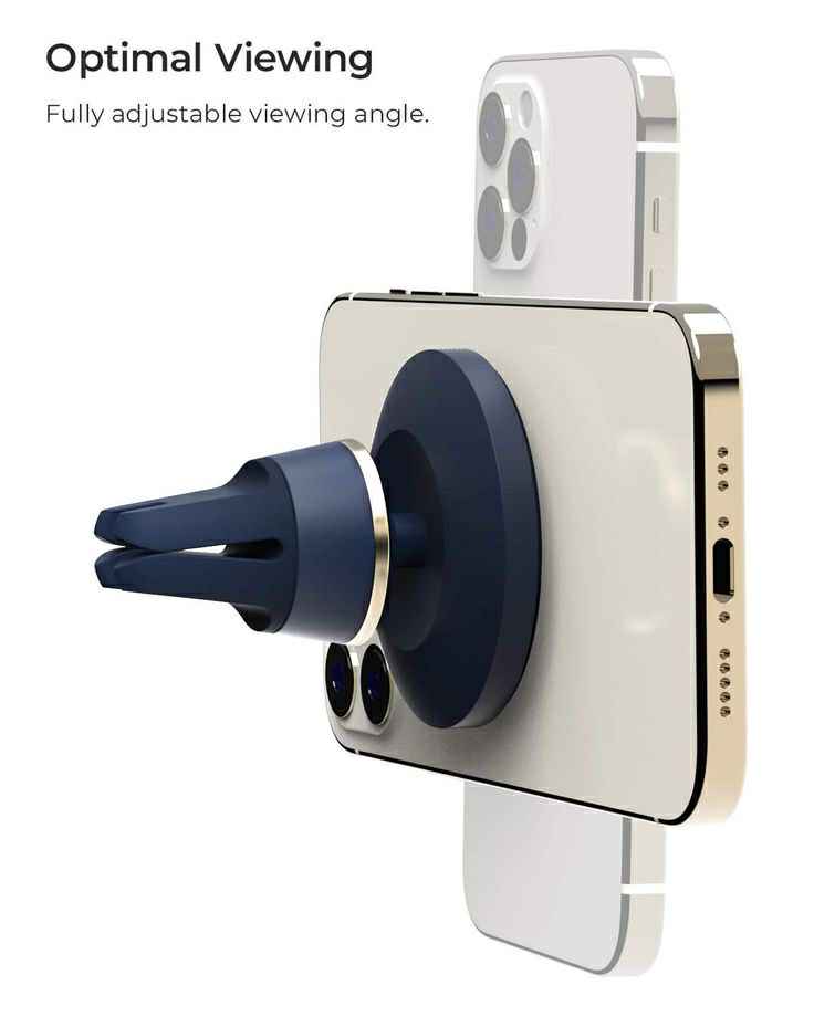 Magnetic Car Phone Holder – 360° Adjustable Vent Mount