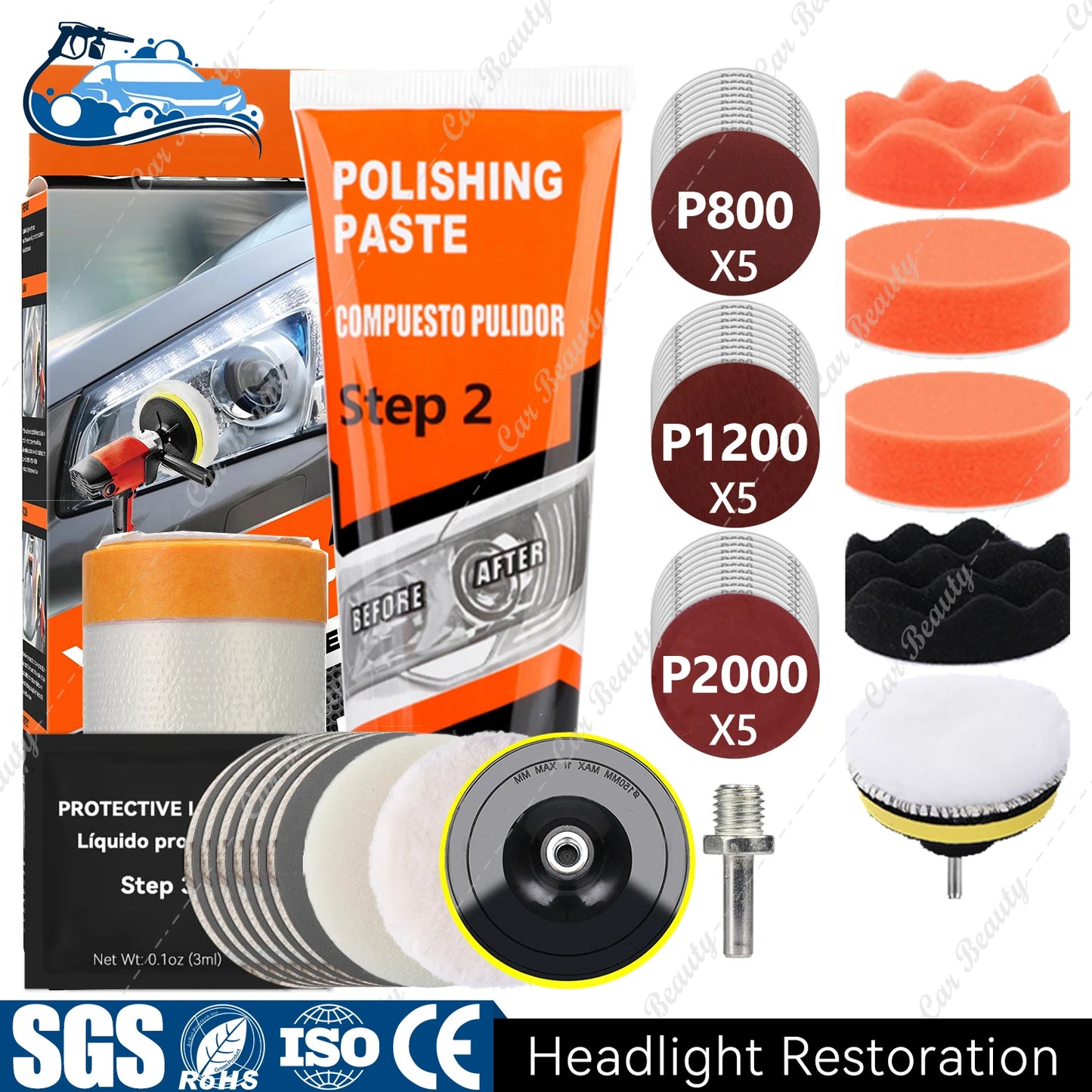 Headlight Restoration Kit