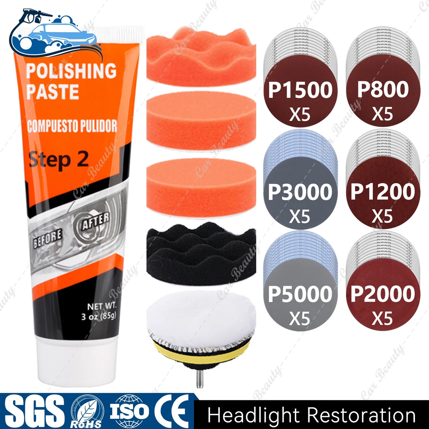 Headlight Restoration Kit