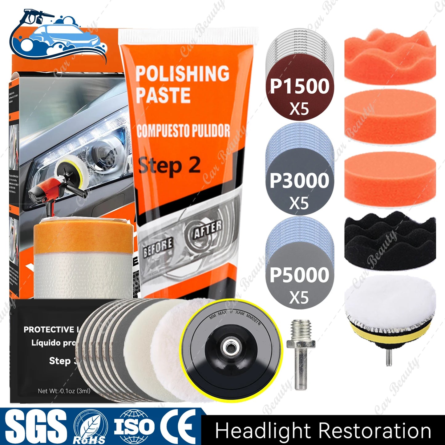 Headlight Restoration Kit