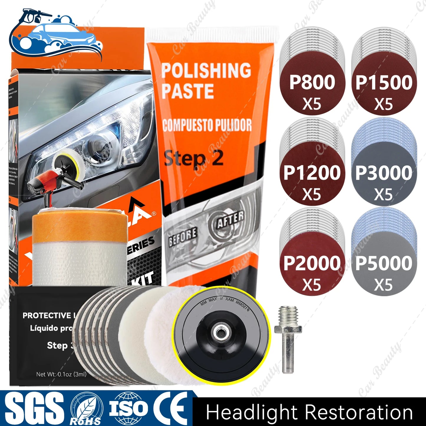 Headlight Restoration Kit