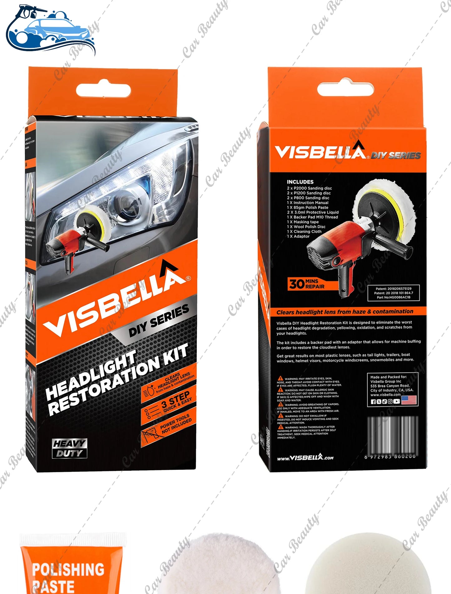 Headlight Restoration Kit