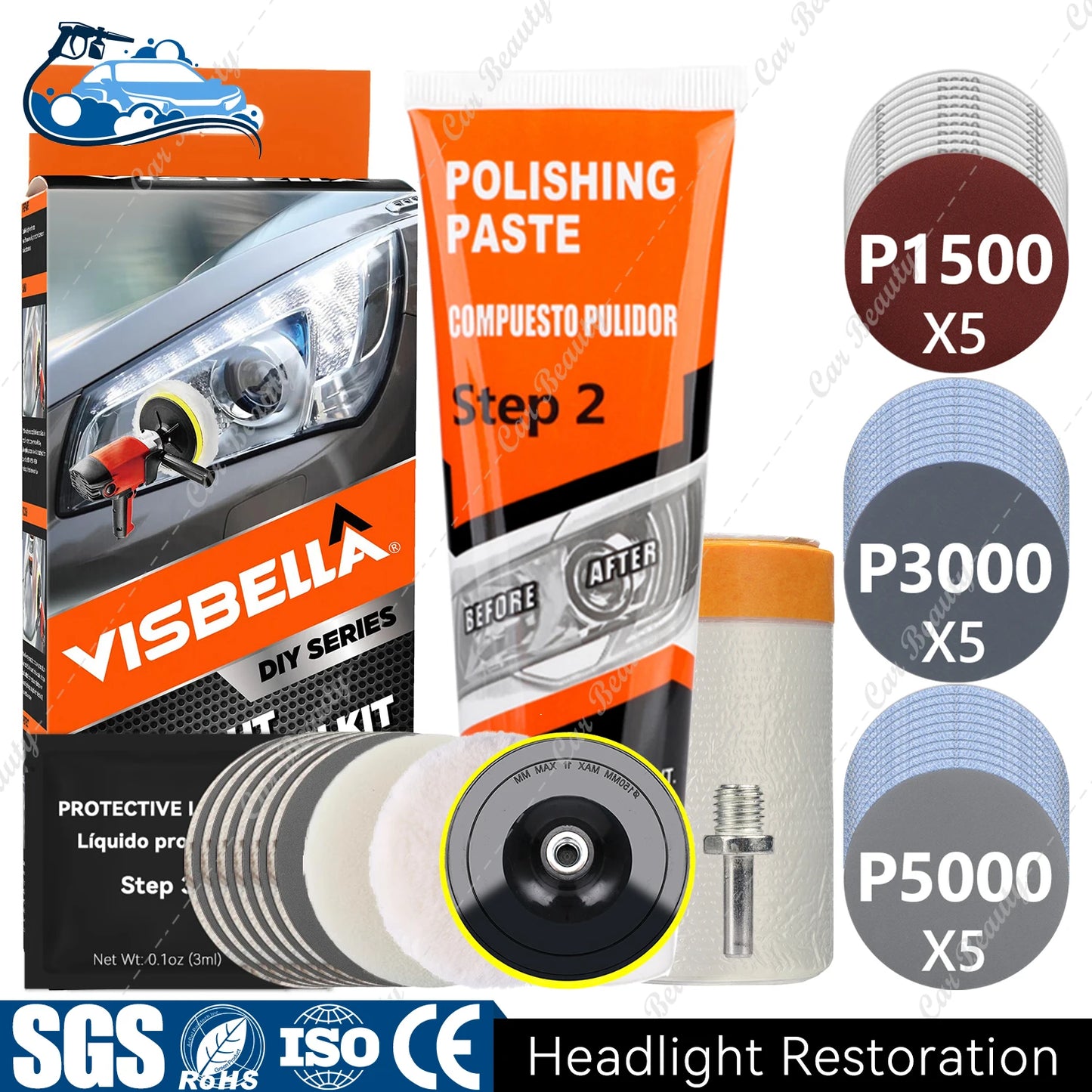 Headlight Restoration Kit