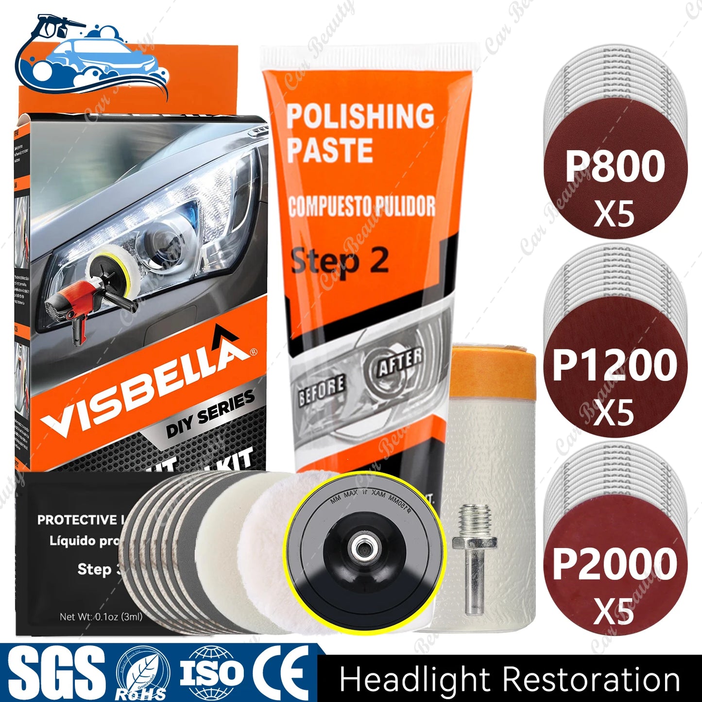 Headlight Restoration Kit